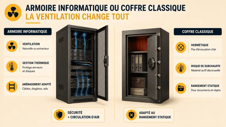 Comment choisir une armoire forte informatique fiable 2