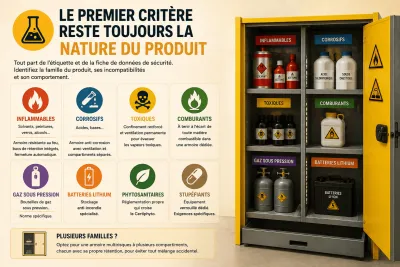 Armoire de sécurité produits dangereux
