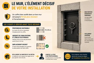 Coffre-fort à emmurer _ bien le choisir sans se tromper