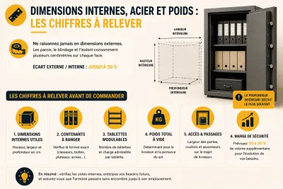 Comment choisir une armoire forte sécurisée en 6 critères