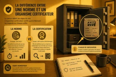 La différence entre norme et organisme de certification