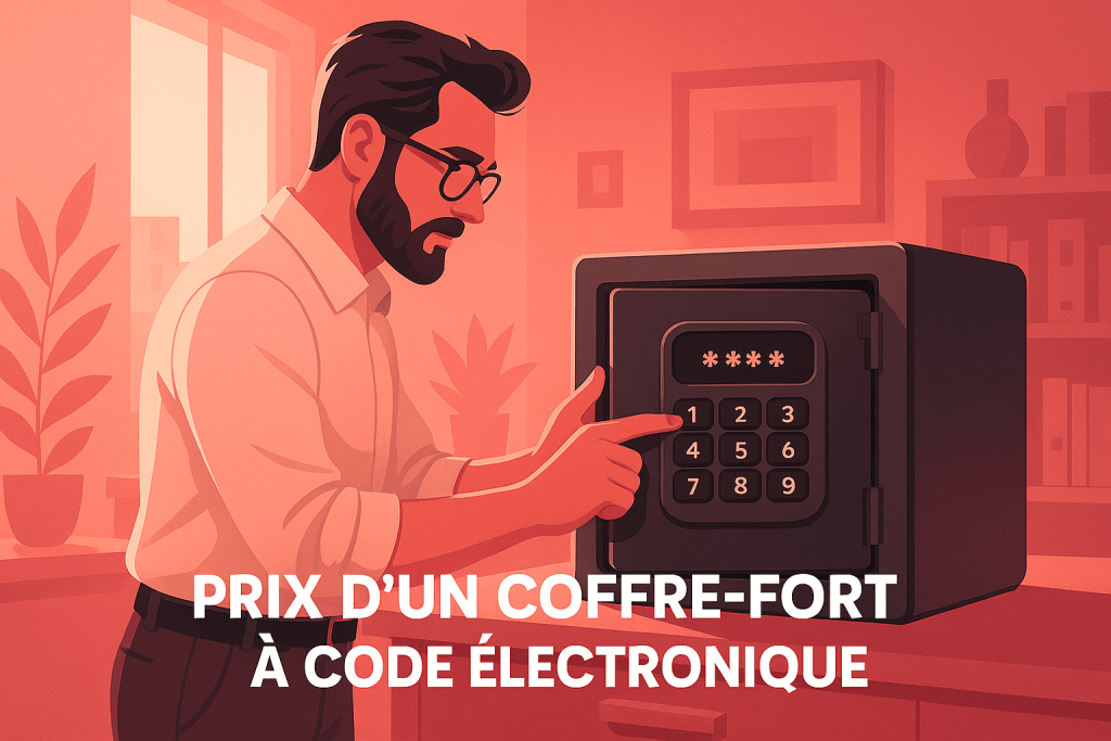 prix d'un coffre -fort à code électronique